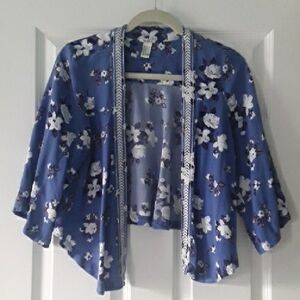 Forever 21 Blue Floral Women's Blazer